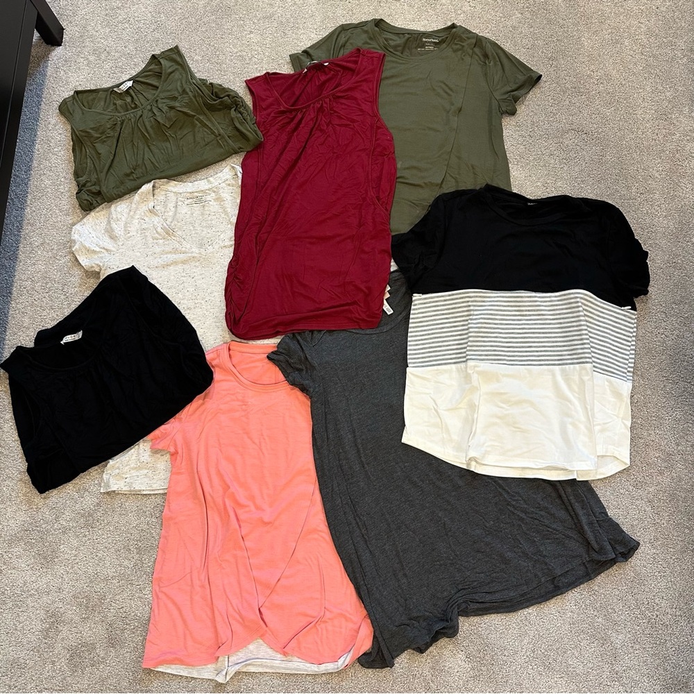 Assorted Nursing tshirts & tanks